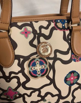 Bolso Capazo Tous Arena-Camel Multicolor