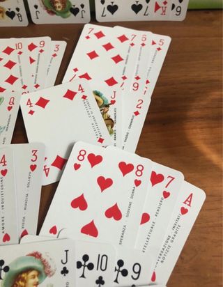 Carte da gioco vintage Modiano