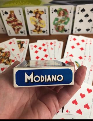 Carte da gioco vintage Modiano