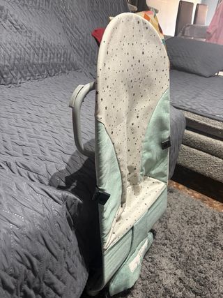 Balancín bebé verde estrellas