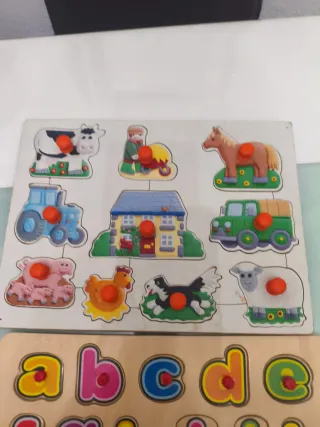 Puzzles de madera educativos