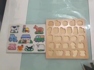 Puzzles de madera educativos