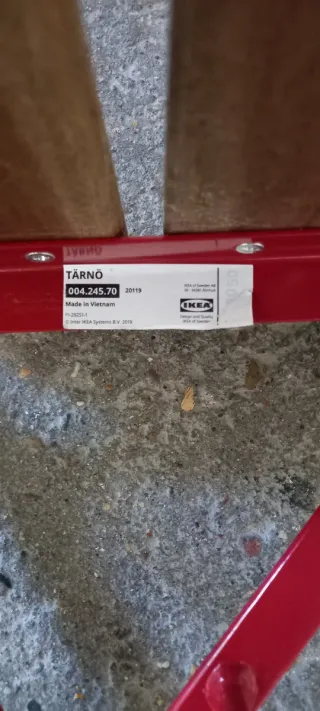 Sillas plegables Tarno madera y metal