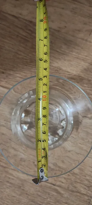 Vaso decorativo con quarzi finti
