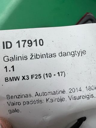 Piloto trasero BMW X3