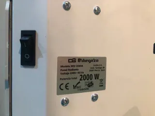 PANEL RADIANTE ORBEGOZO REH2000A (NO NEGOCIABLE)