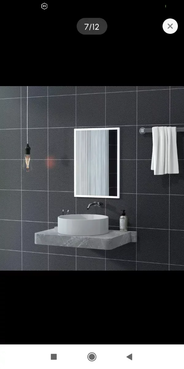 Espejo recibidor/baño 70x50cm