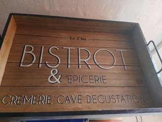 Vassoio Bistrot & Epicerie Legno e Metallo