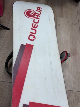 Tabla Snowboard Quechua Roja
