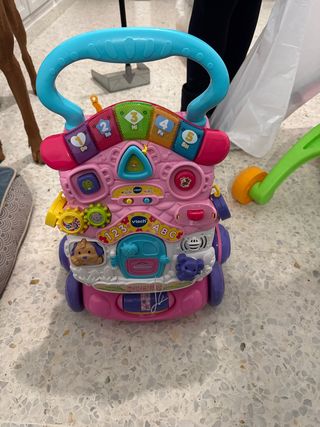 Andador musical VTech rosa