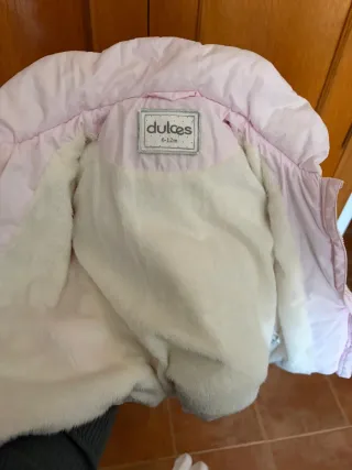 Abrigo bebé niña 6-12 meses