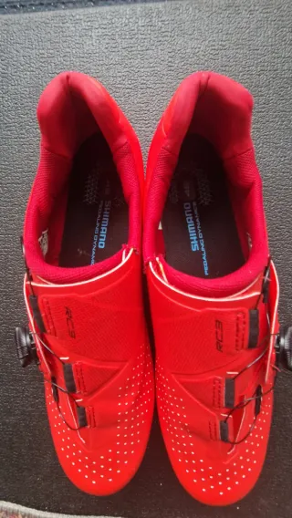 Sapatilhas Shimano RC3 Ciclismo Estrada Vermelhas