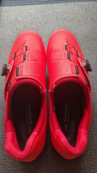Sapatilhas Shimano RC3 Ciclismo Estrada Vermelhas