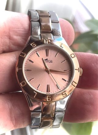 Reloj Lotus Mujer Oro y Rosa