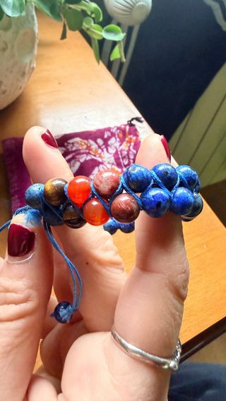 Pulsera Lapislázuli con Budas