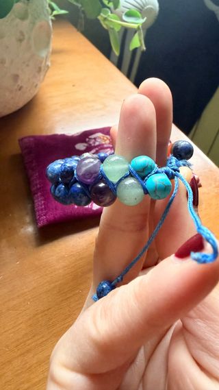 Pulsera Lapislázuli con Budas