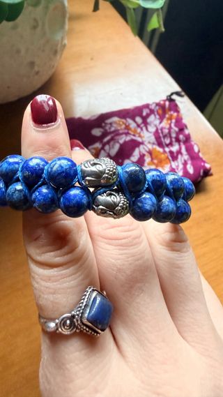 Pulsera Lapislázuli con Budas