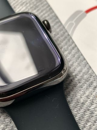 Apple Watch S7 45mm Acero Negro Como Nuevo