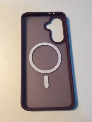 Funda Samsung A56 Morada Magnética