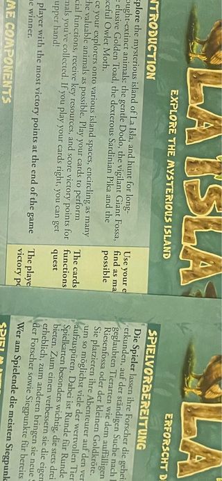 Gioco da tavolo La Isla - Stefan Feld