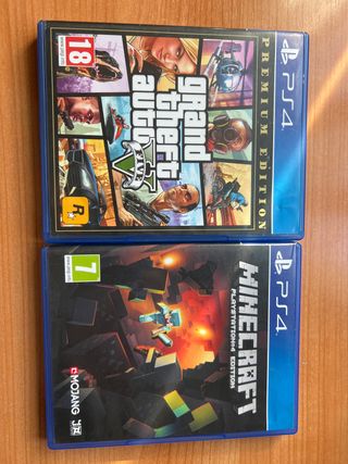 GTA V y Minecraft PS4 Premium Edition