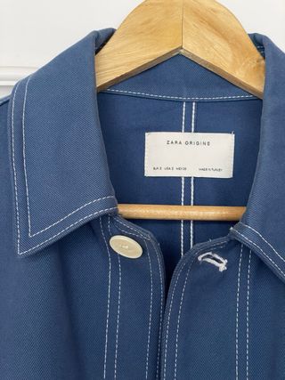 Chaqueta Zara Origins Azul