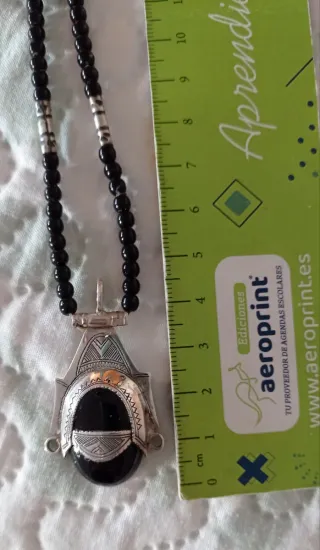 Collar tuareg con Onix.