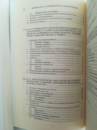 Historia de la Conservación y Restauración.