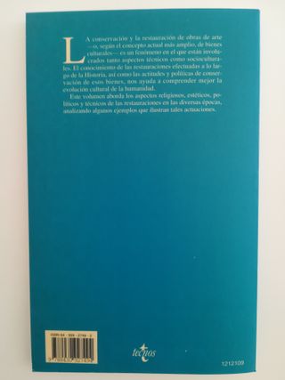 Historia de la Conservación y Restauración.