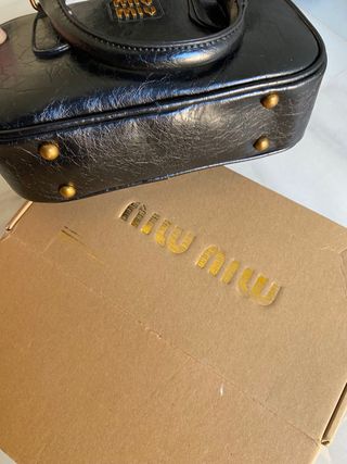 Bolso Miu Miu Negro Piel