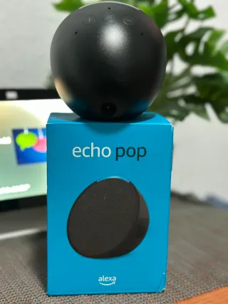 Echo Pop Última Gen - Altavoz Alexa - Negro