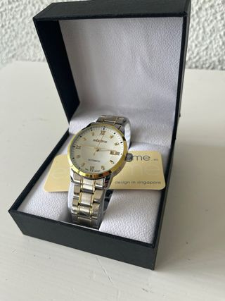 Reloj Exactime Automático Oro y Plata