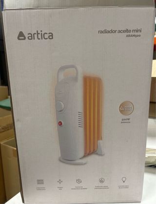 Radiador Aceite Mini Artica ARAM500 500W