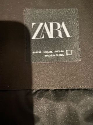 Abrigo Zara Negro