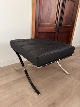 Taburete Vintage Nuevo Negro Barcelona