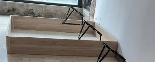 Canapé abatible con colchón incluído