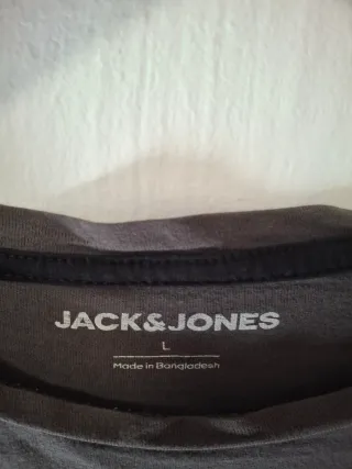 Camiseta Jack & Jones Gris Talla L