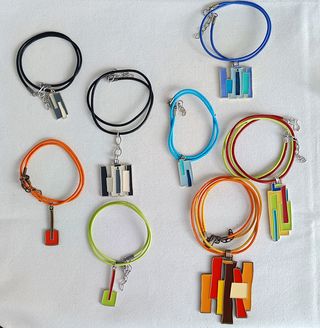 Lote n 17 Bisutería Artesanal Menorca Multicolor