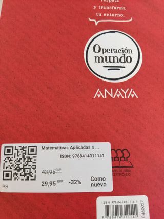 Matemáticas Ciencias Sociales I 1ºBach - 9788414311141