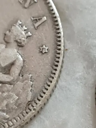 2 Pesetas España 1870