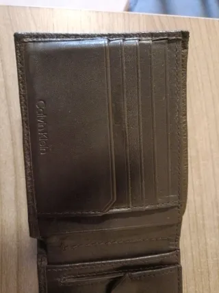 Cartera Calvin Klein Marrón Piel