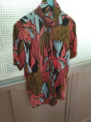 Camisa Volcon M Manga Corta Estampada