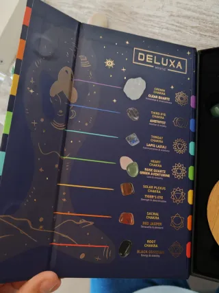 Lámpara DELUXA Chakras Piedra Natural