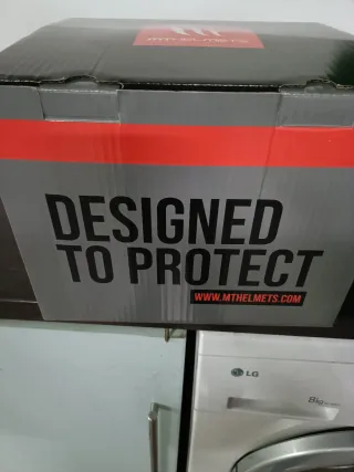 Casco MT Helmets OF501B Negro Mate Talla L