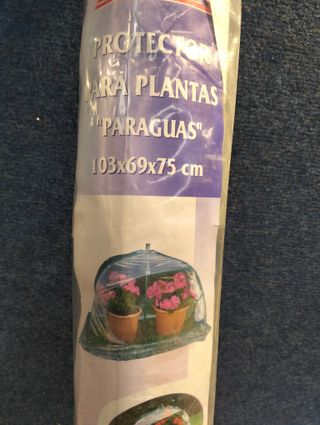 Invernadero protector paraguas para plantas automontable Gardiun bosco