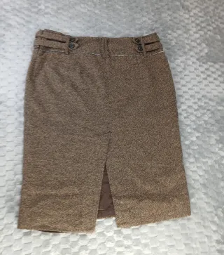 Falda Zara Tweed Lana Talla XL