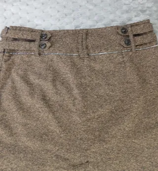 Falda Zara Tweed Lana Talla XL