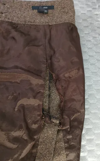 Falda Zara Tweed Lana Talla XL