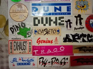 Pegatinas Discotecas Varias