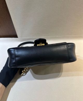 Bolso Gucci Marmont Negro Dorado